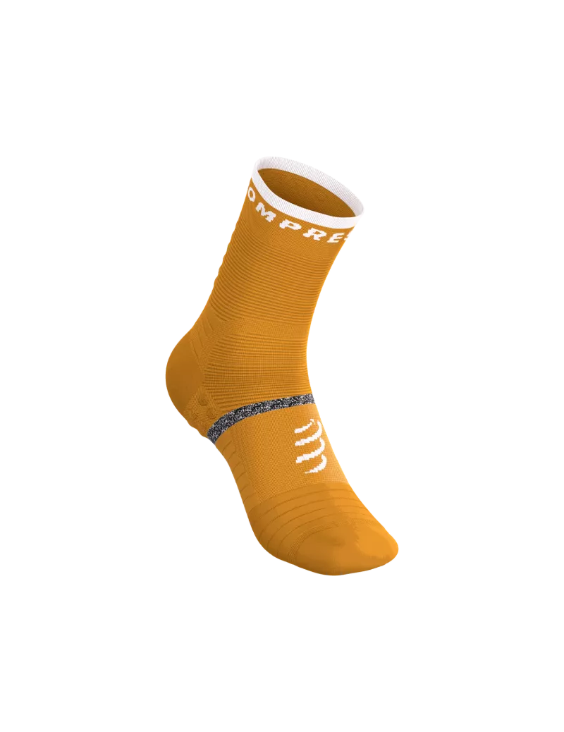 Tất Chạy Bộ Compressport Pro Marathon Socks v2.0 - Vàng Sunflower
