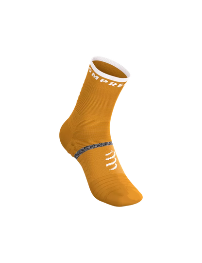 Tất Chạy Bộ Compressport Pro Marathon Socks v2.0 - Vàng Sunflower