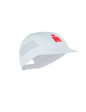 Mũ Chạy Bộ Compressport Pro Racing Cap IRONMAN 2026 - Trắng/Đỏ Neon