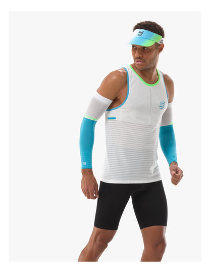 Áo Chạy Bộ Nam Compressport Pro Racing Singlet - Trắng (Star/White)