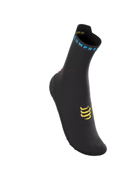 Tất Chạy Bộ Compressport Pro Racing Socks v4.0 Run High IRONMAN 2026 - Đen