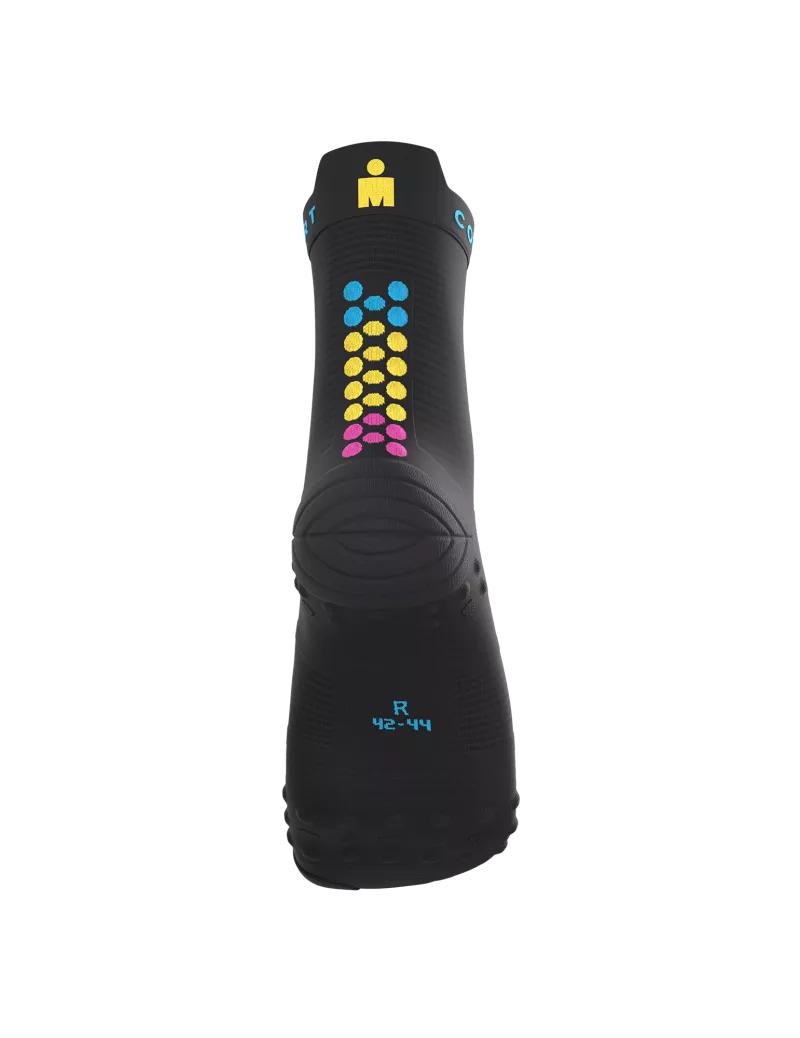 Tất Chạy Bộ Compressport Pro Racing Socks v4.0 Run High IRONMAN 2026 - Đen