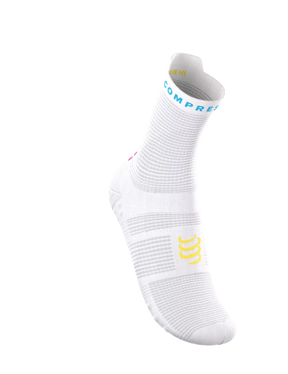 Tất Chạy Bộ Compressport Pro Racing Socks v4.0 Run High IRONMAN 2026 - Trắng