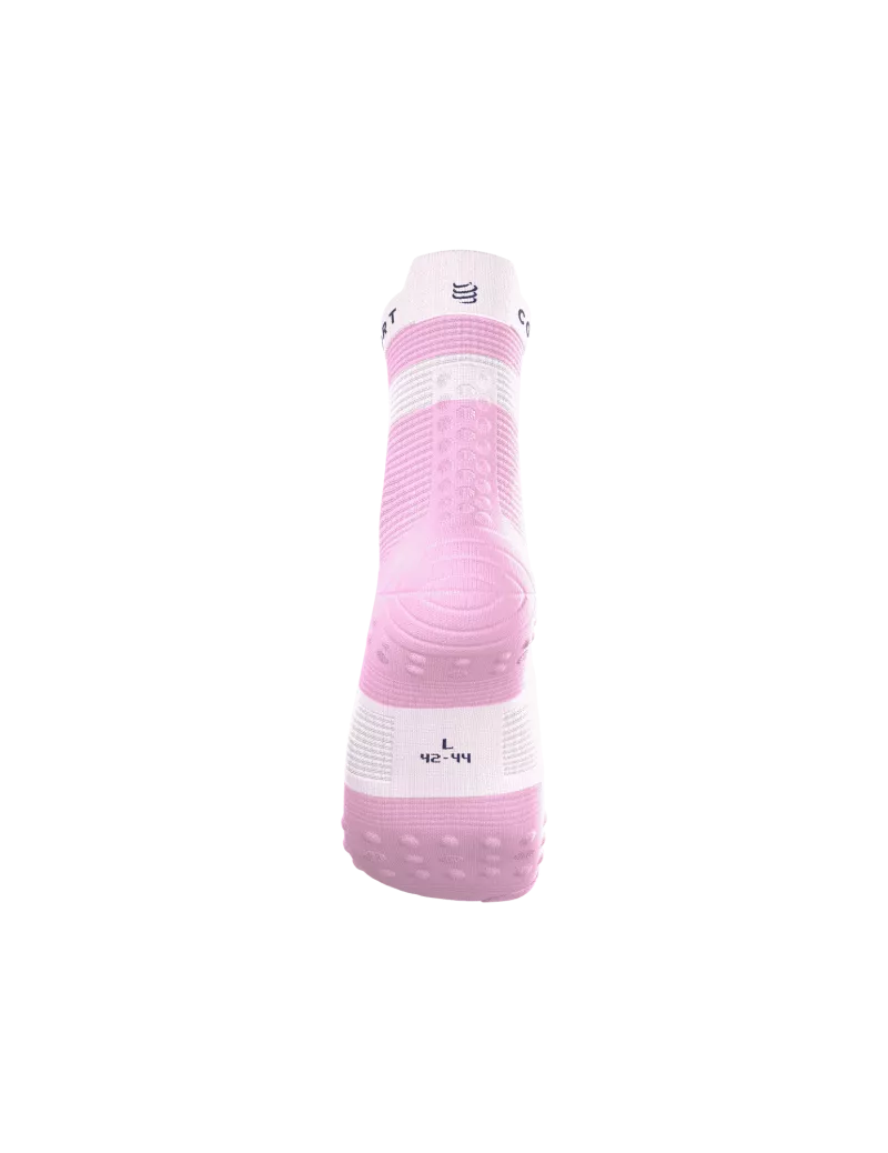 Tất Chạy Bộ Compressport Pro Racing Socks v4.0 Run High - Hồng Orchid (Orchid/White)
