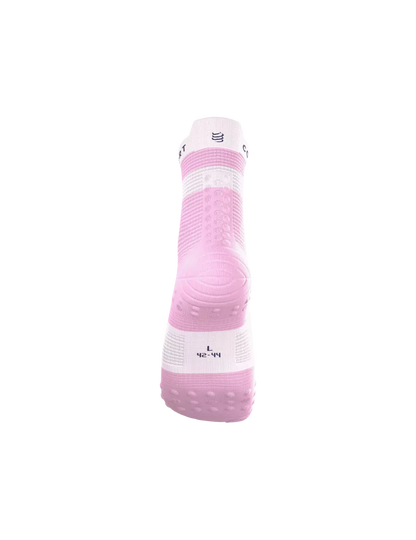 Tất Chạy Bộ Compressport Pro Racing Socks v4.0 Run High - Hồng Orchid (Orchid/White)