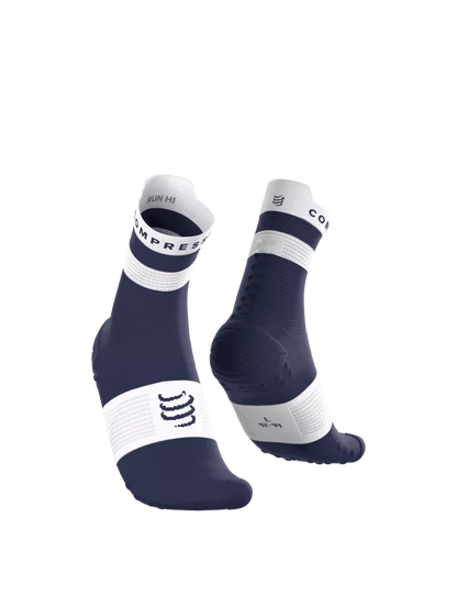 Tất Chạy Bộ Compressport Pro Racing Socks v4.0 Run High - Xanh/Đen