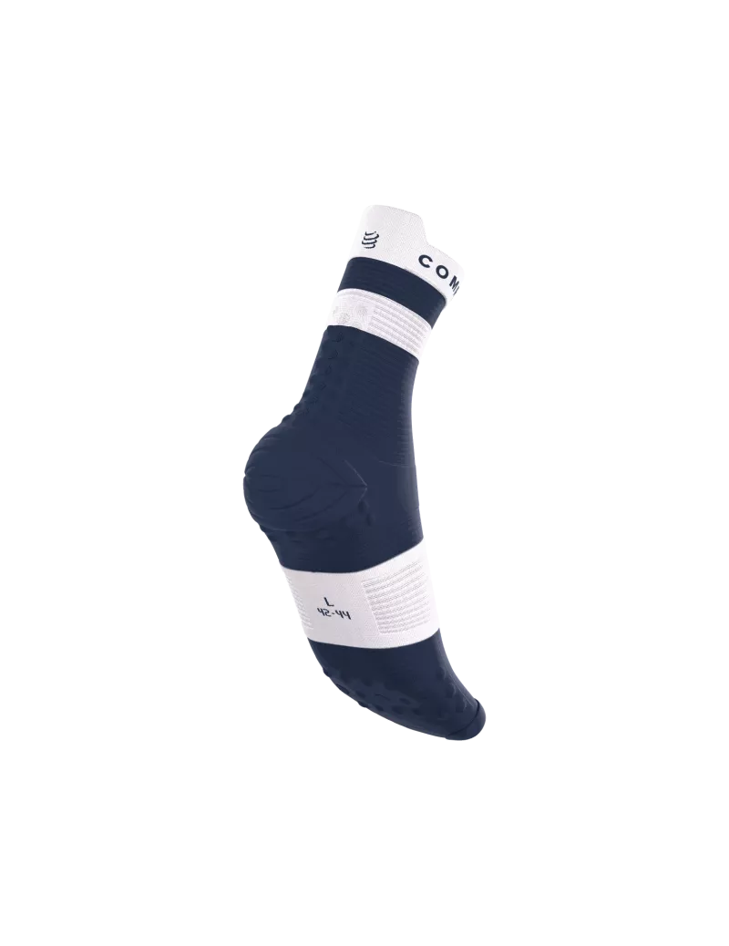 Tất Chạy Bộ Compressport Pro Racing Socks v4.0 Run High - Xanh/Đen