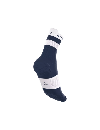 Tất Chạy Bộ Compressport Pro Racing Socks v4.0 Run High - Xanh/Đen