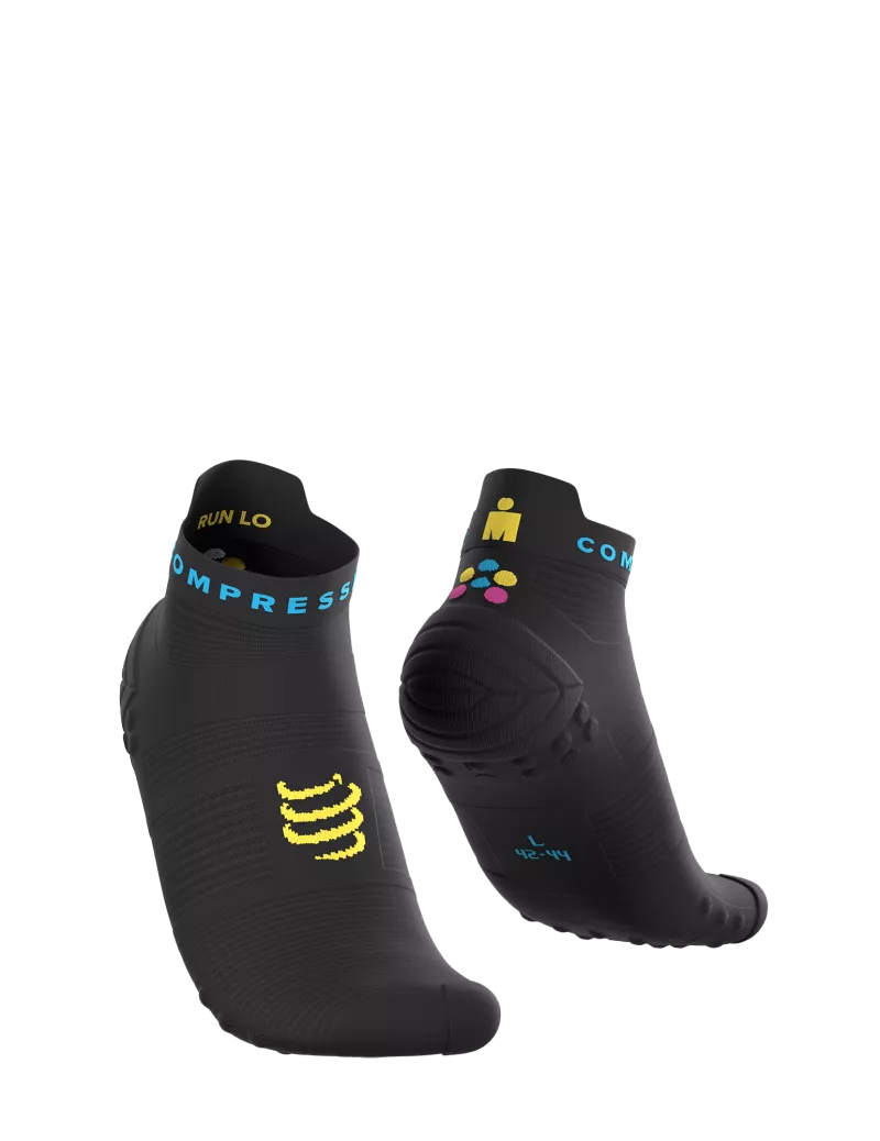 Tất Chạy Bộ Compressport Pro Racing Socks v4.0 Run Low IRONMAN 2026 - Trắng