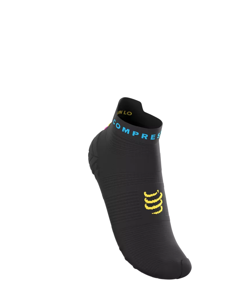 Tất Chạy Bộ Compressport Pro Racing Socks v4.0 Run Low IRONMAN 2026 - Trắng