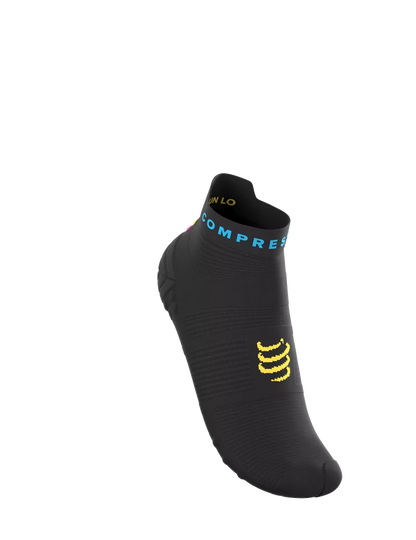 Tất Chạy Bộ Compressport Pro Racing Socks v4.0 Run Low IRONMAN 2026 - Trắng
