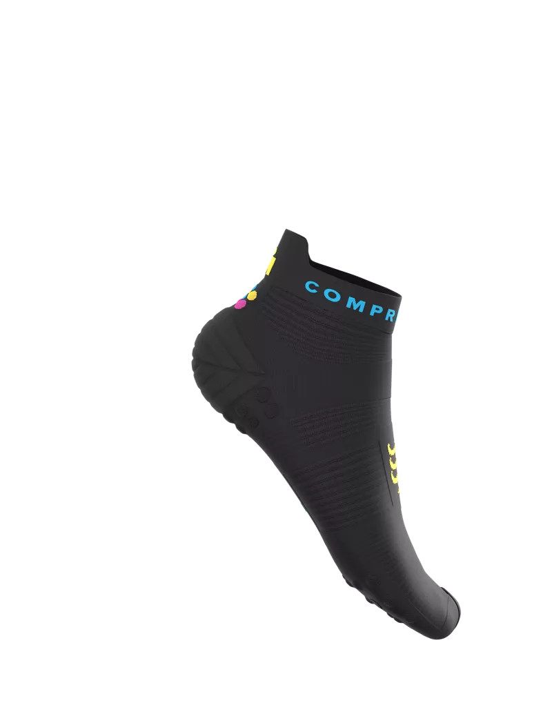 Tất Chạy Bộ Compressport Pro Racing Socks v4.0 Run Low IRONMAN 2026 - Trắng