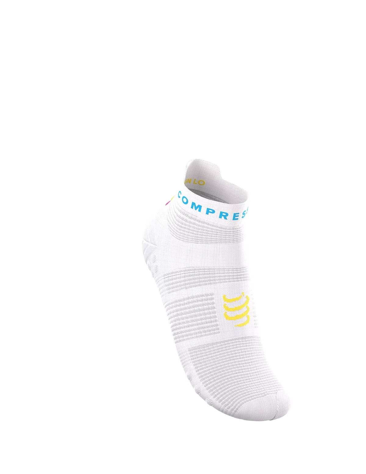 Tất Chạy Bộ Compressport Pro Racing Socks v4.0 Run Low IRONMAN 2026 - Trắng