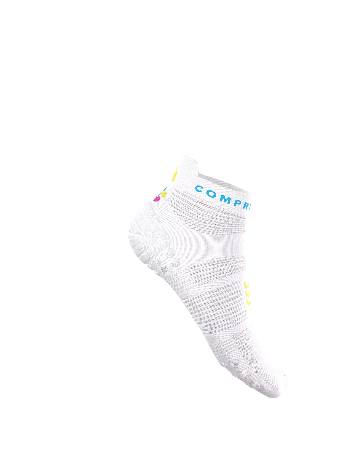 Tất Chạy Bộ Compressport Pro Racing Socks v4.0 Run Low IRONMAN 2026 - Trắng