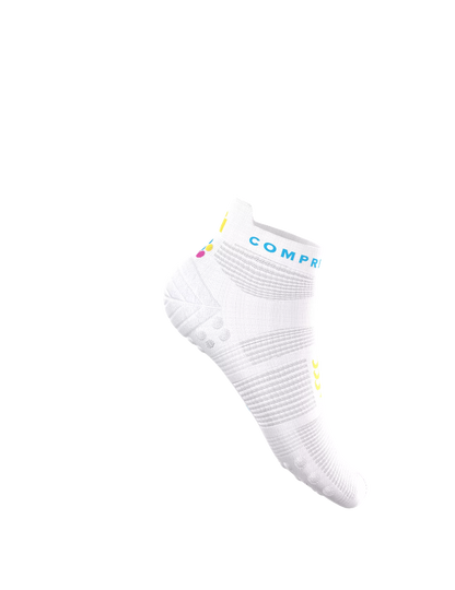 Tất Chạy Bộ Compressport Pro Racing Socks v4.0 Run Low IRONMAN 2026 - Trắng