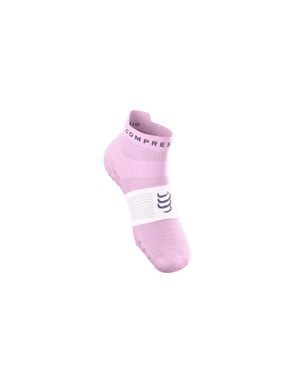 Tất Chạy Bộ Compressport Pro Racing Socks v4.0 Run Low - Hồng Orchid
