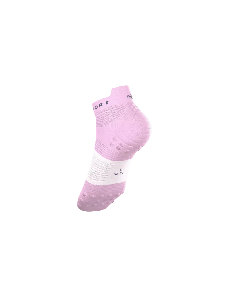 Tất Chạy Bộ Compressport Pro Racing Socks v4.0 Run Low - Hồng Orchid