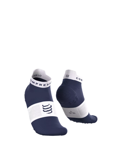 Tất Chạy Bộ Compressport Pro Racing Socks v4.0 Run Low - Xanh/Đen