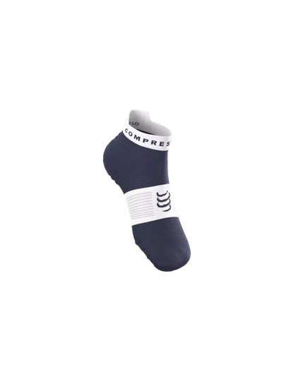 Tất Chạy Bộ Compressport Pro Racing Socks v4.0 Run Low - Xanh/Đen