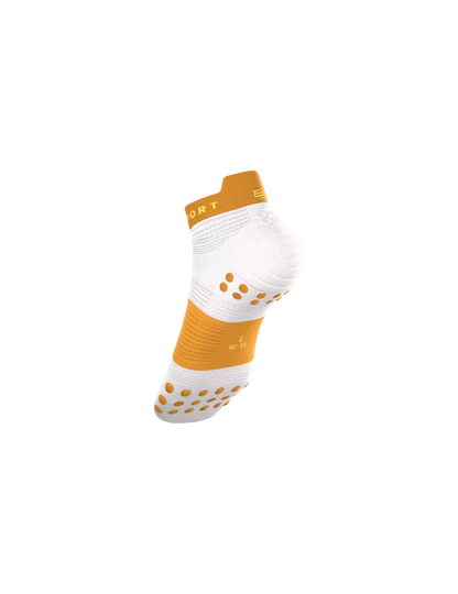 Tất Chạy Bộ Compressport Pro Racing Socks v4.0 Run Low - Vàng Sunflower