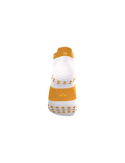 Tất Chạy Bộ Compressport Pro Racing Socks v4.0 Run Low - Vàng Sunflower