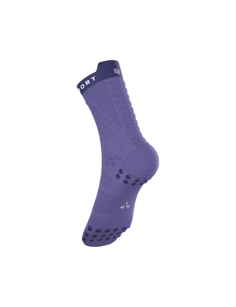 Tất chạy Trail Compressport Pro Racing Socks v4.0 Trail - Tím Peacoat
