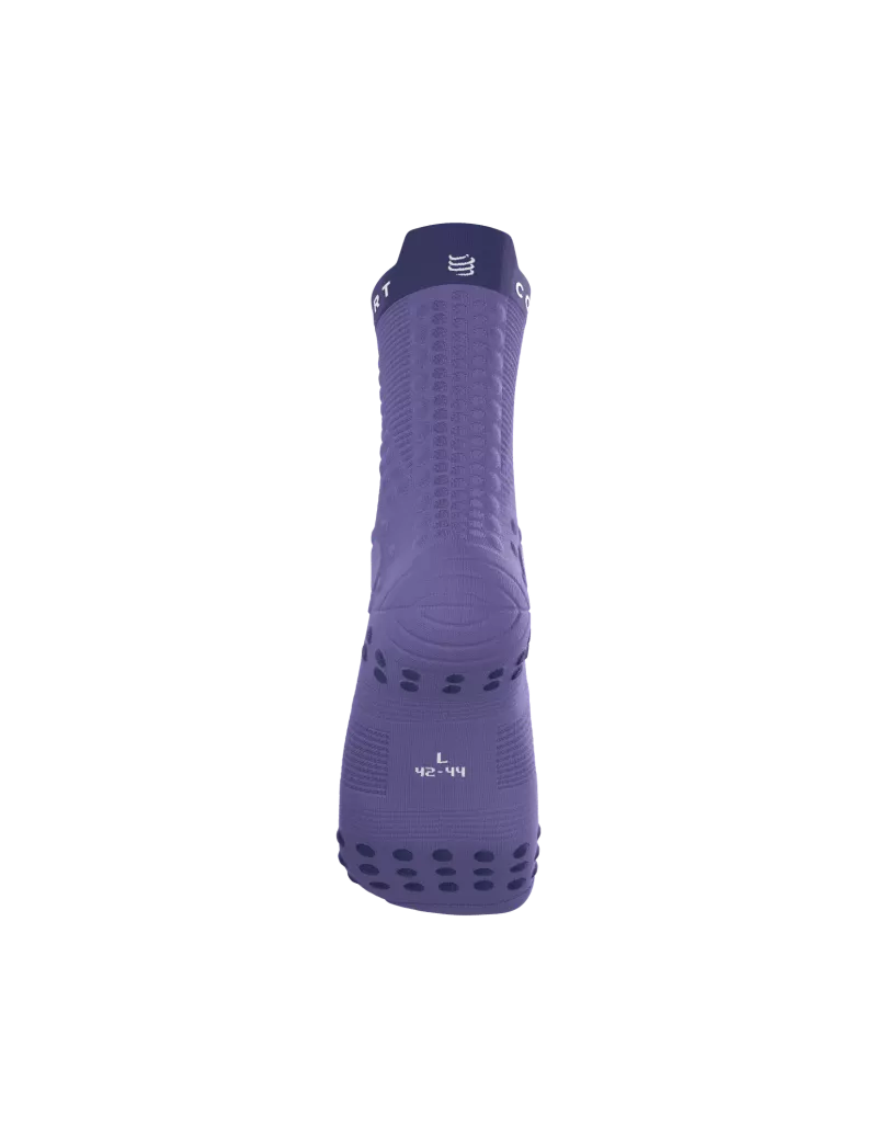 Tất chạy Trail Compressport Pro Racing Socks v4.0 Trail - Tím Peacoat