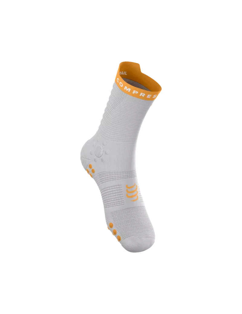 Tất chạy Trail Compressport Pro Racing Socks v4.0 Trail - Gray Violet/Apricot