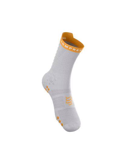 Tất chạy Trail Compressport Pro Racing Socks v4.0 Trail - Gray Violet/Apricot