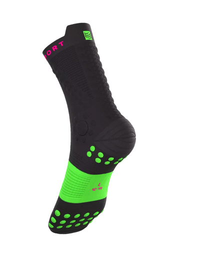 Tất chạy Trail Compressport Pro Racing Socks v4.0 Trail (Phiên bản UTMB) - Đen