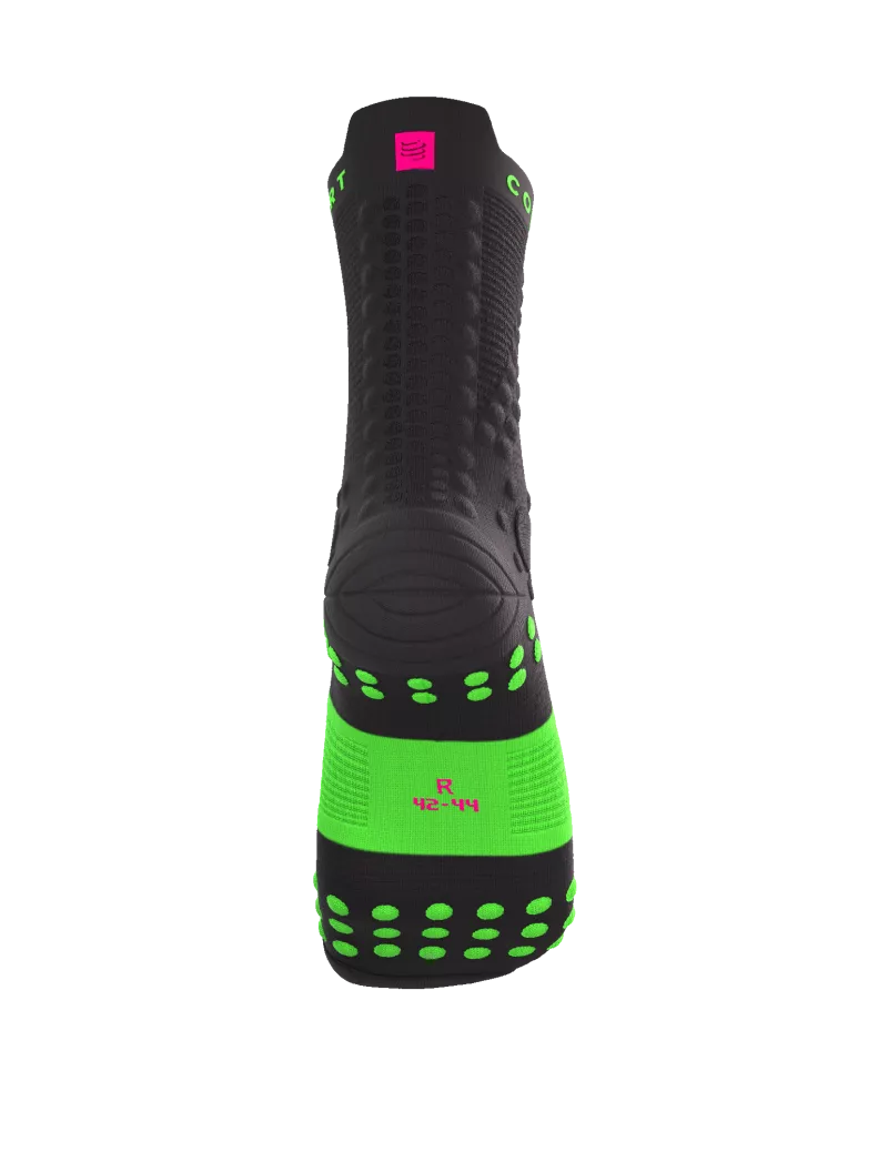 Tất chạy Trail Compressport Pro Racing Socks v4.0 Trail (Phiên bản UTMB) - Đen