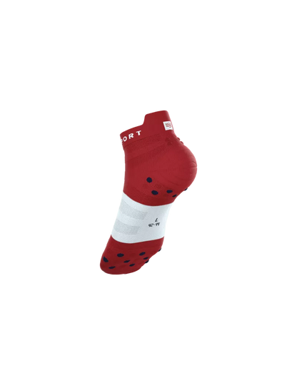 Tất chạy bộ Compressport Pro Racing Socks v4.0 Ultralight - Đỏ Pompeian/Trắng