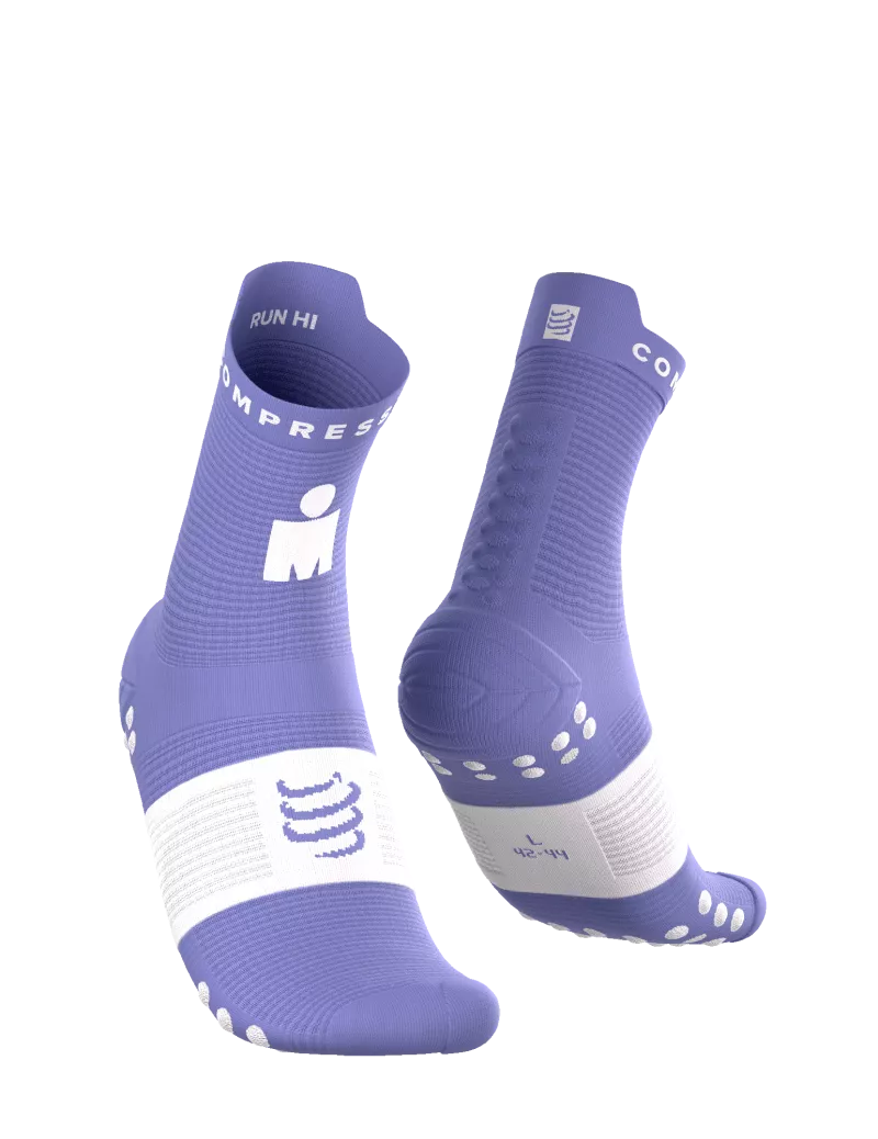 Tất Chạy Bộ Compressport Pro Racing Socks v4.0 Run High IRONMAN 2026 - Tím Jacaranda