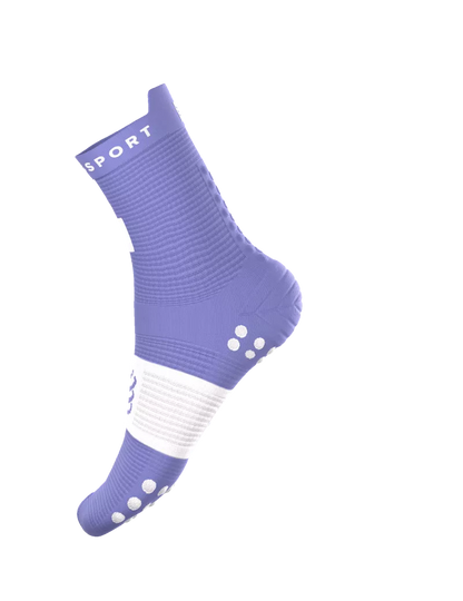 Tất Chạy Bộ Compressport Pro Racing Socks v4.0 Run High IRONMAN 2026 - Tím Jacaranda