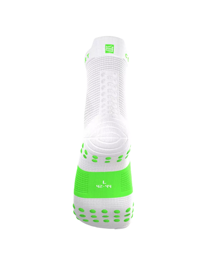 Tất Chạy Bộ Compressport Pro Racing Socks v4.0 Run High IRONMAN 2026 - Xanh Neon
