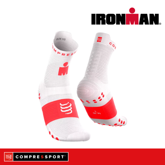 Tất Chạy Bộ Compressport Pro Racing Socks v4.0 Run High IRONMAN 2026 - Đỏ Neon