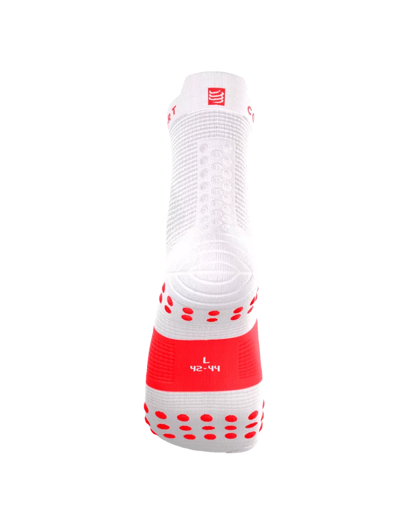 Tất Chạy Bộ Compressport Pro Racing Socks v4.0 Run High IRONMAN 2026 - Đỏ Neon