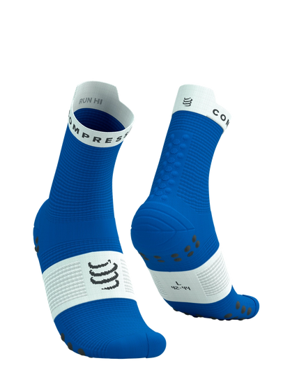 Tất Chạy Bộ Compressport Pro Racing Socks v4.0 Run High - Xanh Princess