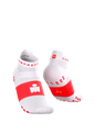 Tất Chạy Bộ Compressport Pro Racing Socks v4.0 Run Low IRONMAN 2026 - Trắng/Đỏ