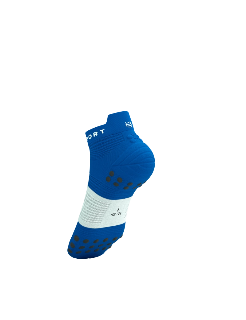 Tất Chạy Bộ Compressport Pro Racing Socks v4.0 Run Low - Xanh Princess