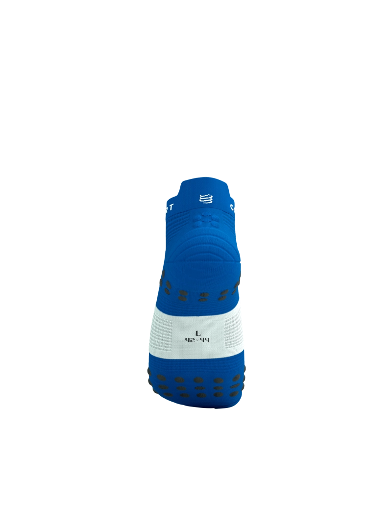 Tất Chạy Bộ Compressport Pro Racing Socks v4.0 Run Low - Xanh Princess