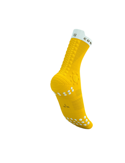Tất chạy Trail Compressport Pro Racing Socks v4.0 Trail - Vàng (Lemon/White)