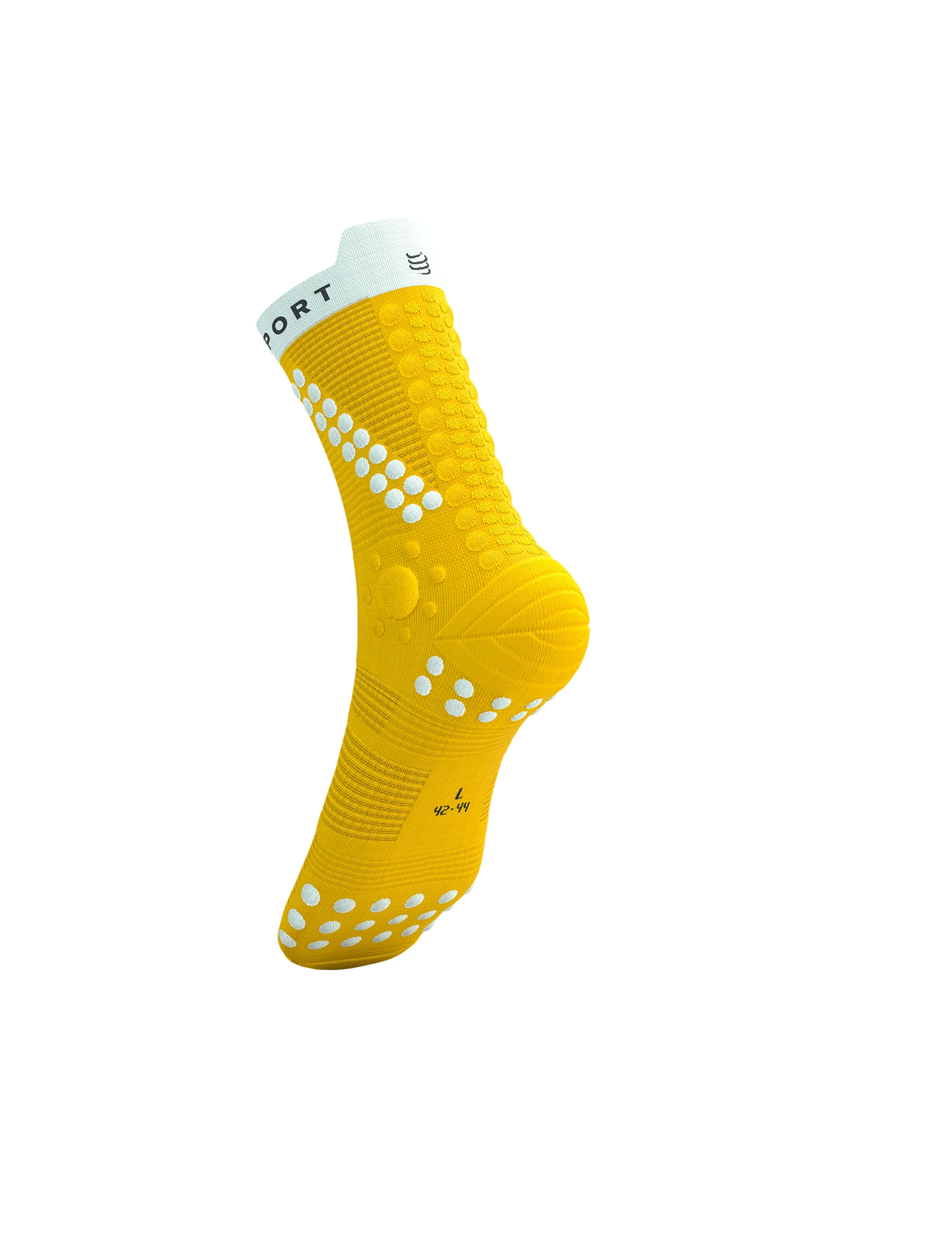 Tất chạy Trail Compressport Pro Racing Socks v4.0 Trail - Vàng (Lemon/White)