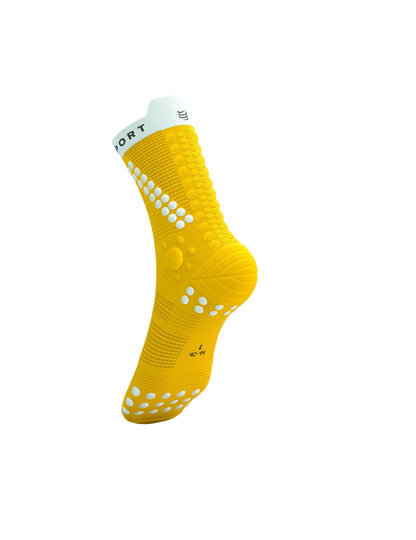 Tất chạy Trail Compressport Pro Racing Socks v4.0 Trail - Vàng (Lemon/White)