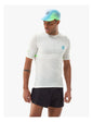 Áo Chạy Bộ Nam Compressport Pro Racing SS Tshirt - Trắng/Xanh