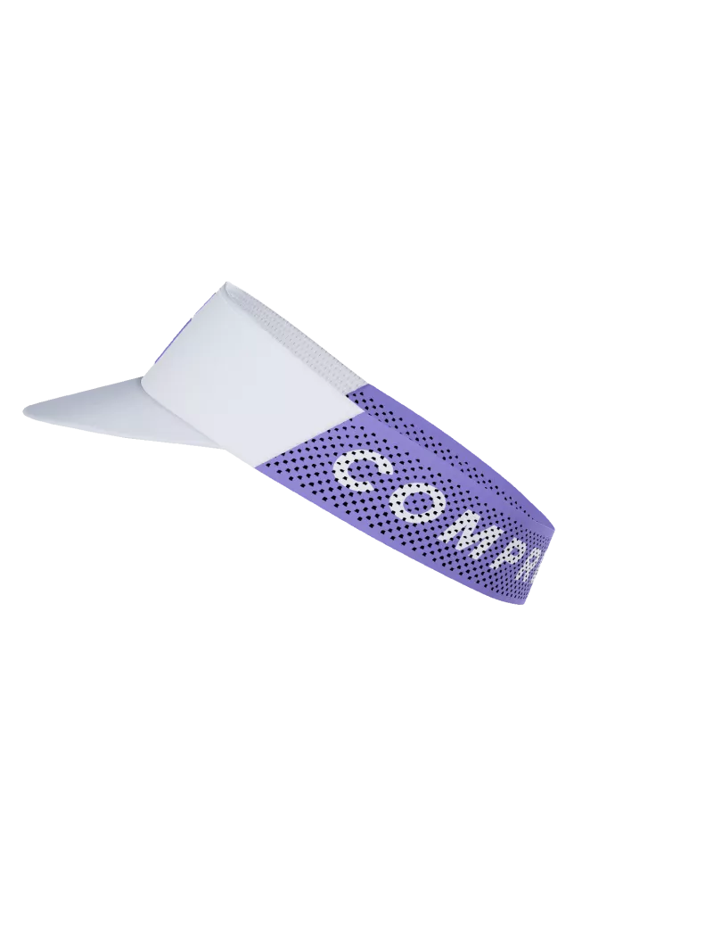 Mũ Chạy Bộ Compressport Pro Racing Visor IRONMAN 2026 - Tím Jacaranda