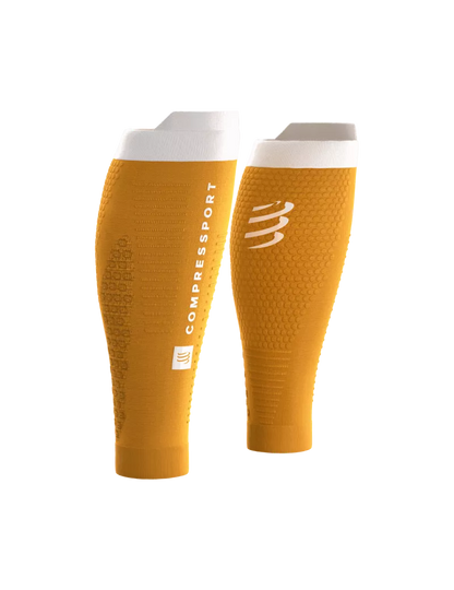 Băng bảo vệ bắp chân Compressport Calf Sleeves R2 3.0 - Vàng (Sunflower/Gray)