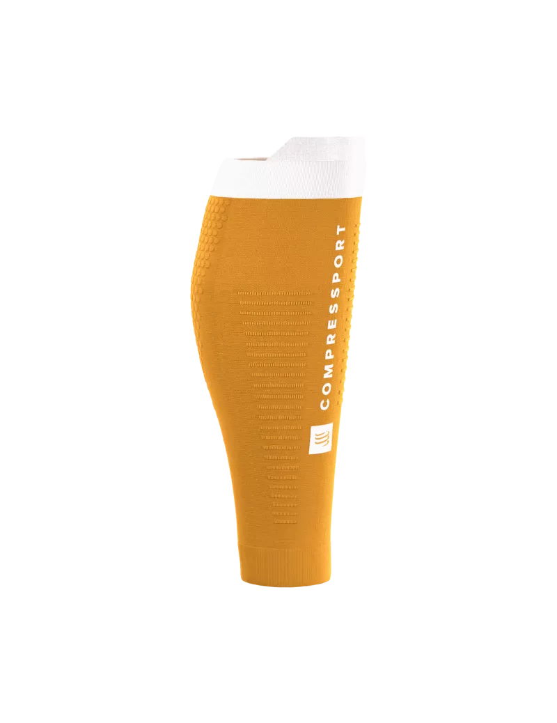 Băng bảo vệ bắp chân Compressport Calf Sleeves R2 3.0 - Vàng (Sunflower/Gray)
