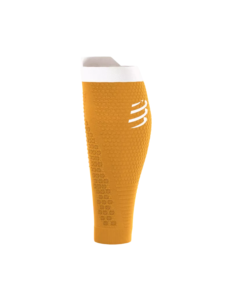 Băng bảo vệ bắp chân Compressport Calf Sleeves R2 3.0 - Vàng (Sunflower/Gray)