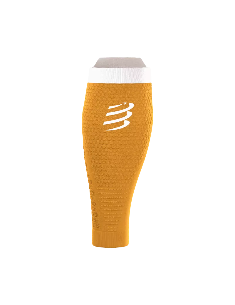 Băng bảo vệ bắp chân Compressport Calf Sleeves R2 3.0 - Vàng (Sunflower/Gray)